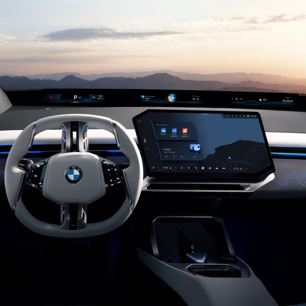 فضای داخلی و تجهیزات کابین BMW