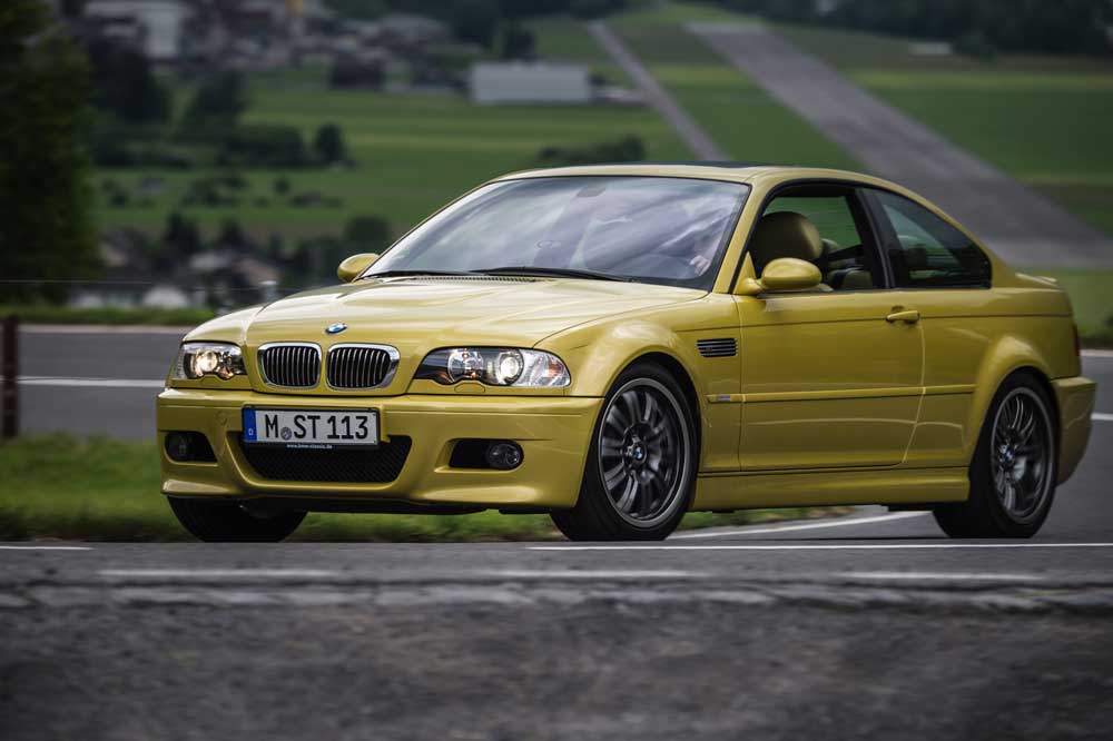 BMW E46 Phoenix Yellow Metallic
