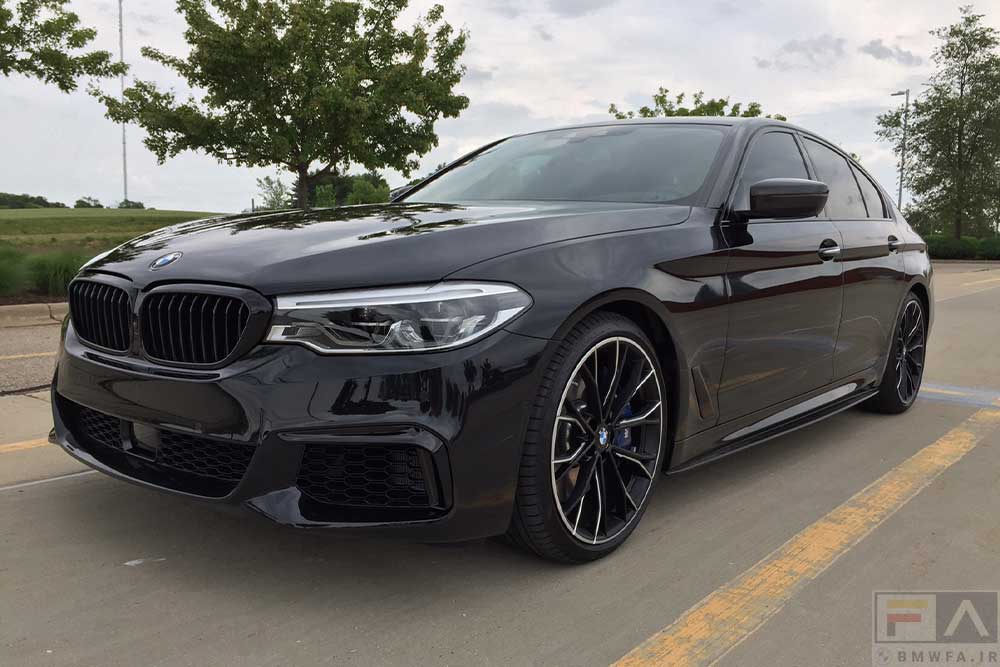 bmw g30 Black Sapphire