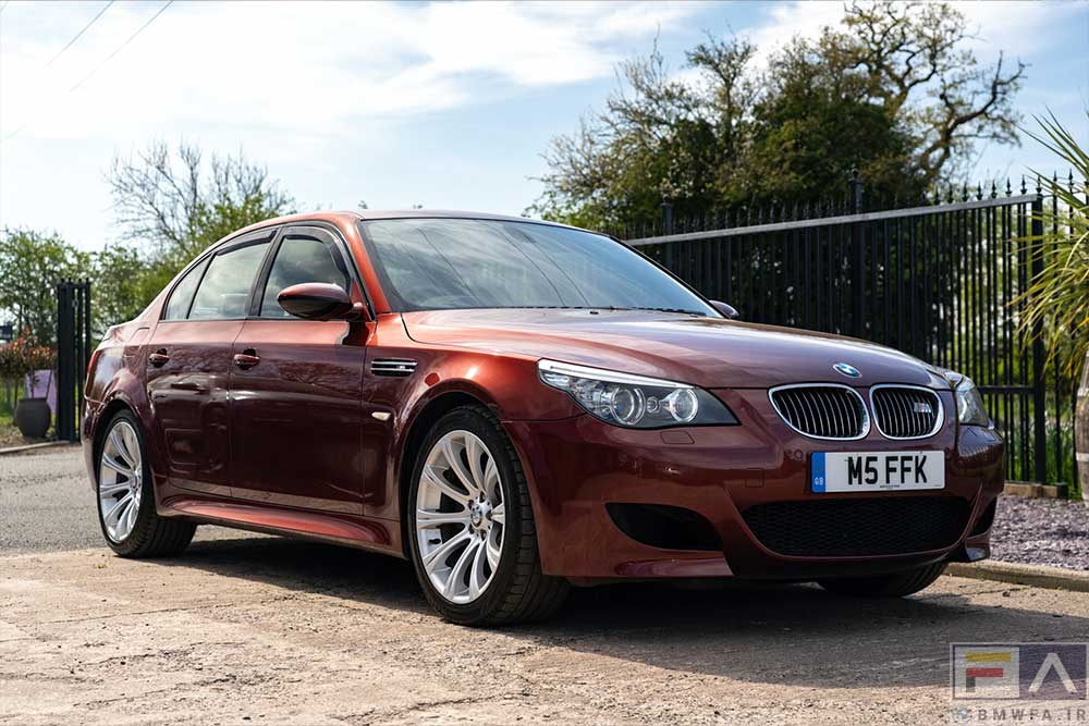 e60 Indianapolis Red Metallic